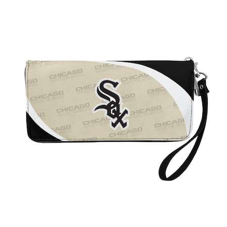Little Earth MLB Curve Zip Organizer Wallet - Chicago White Sox 600902-WHSX